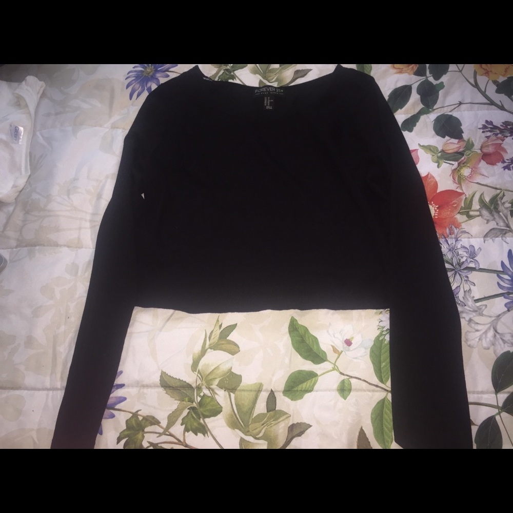 Long Sleeve Crop Top